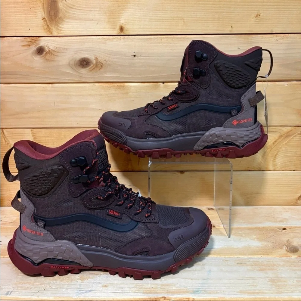 New Vans Crestline MTE GORE-TEX Waterproof Boots Chocolate Brown - Mens 7 - Picture 2 of 7